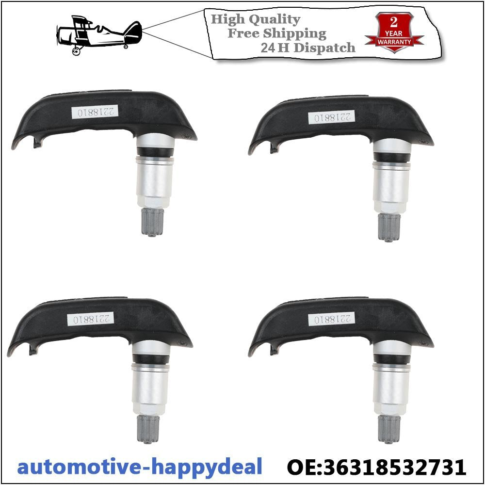 4X Car TPMS Tire Tyre Pressure Sensors 36318532731 for BMW R 1200 GS 2003-2018