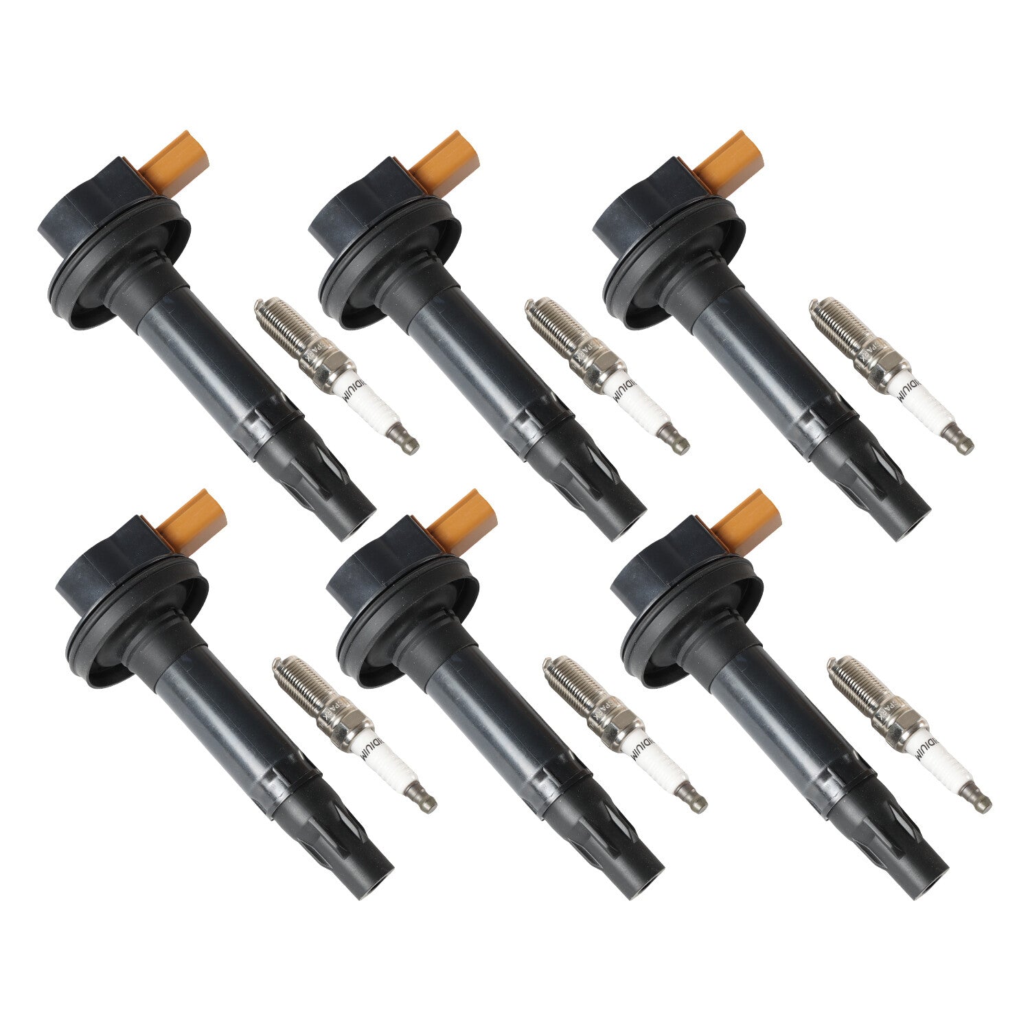 6PCS Ignition Coil UF-646 Spark Plug SP-534 for Ford F-150 Transit Ecoboost 3.5L