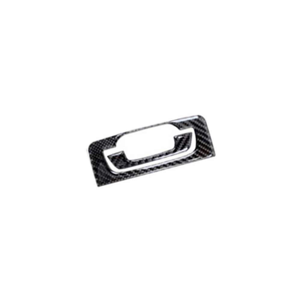 Carbon Fiber Center Console Cup Holder Handle Trim for Honda CRV CR-V 2012-2014