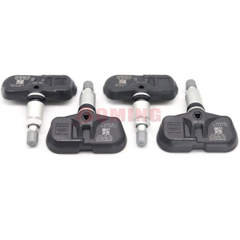 New 4PCS 42753-STK-A04 for Honda Pilot for Acura for RDX MDX TPMS TIRE PRESSURE SENSOR