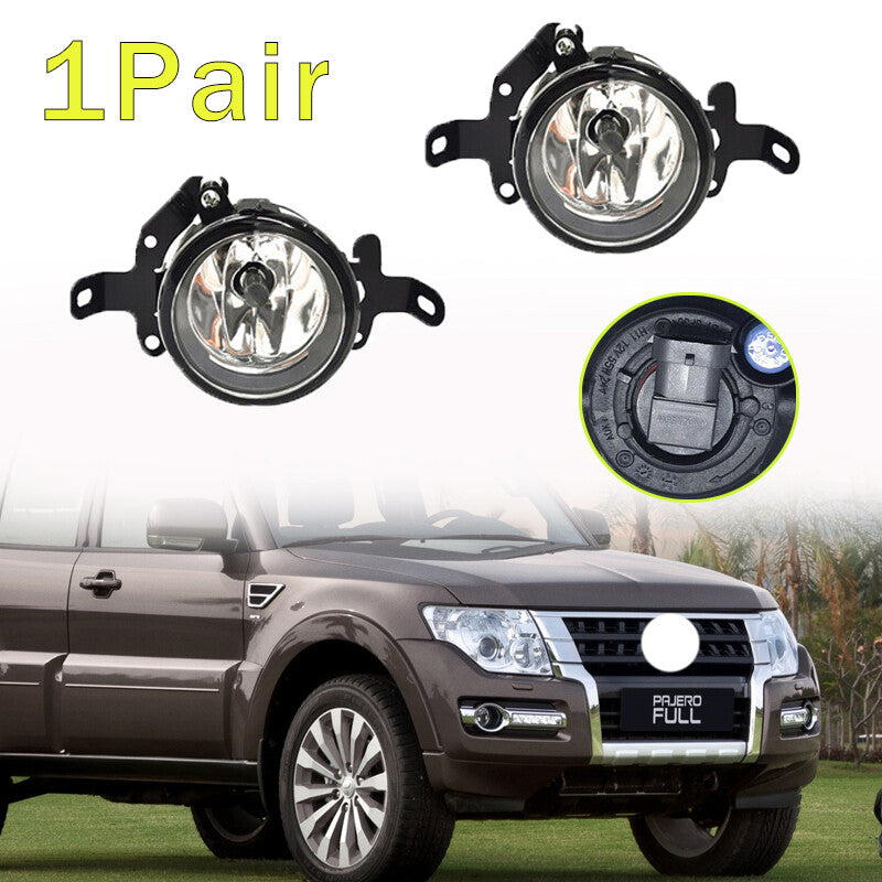 2pc Front Bumper Fog Lights For 2008-2014 for Mitsubishi Pajero V93 V98