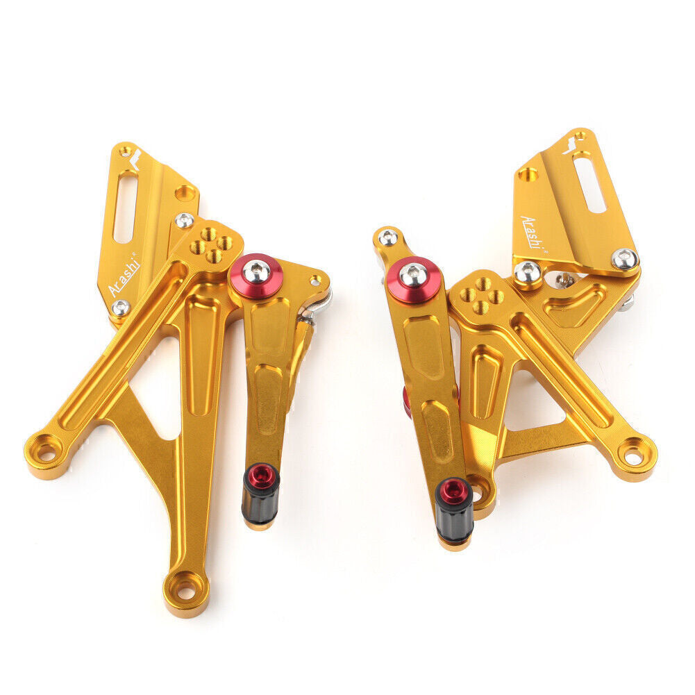 Rear Foot Peg Rear Set Footrest Pedal Pads for Honda Goldwing GL1800 2015-2018