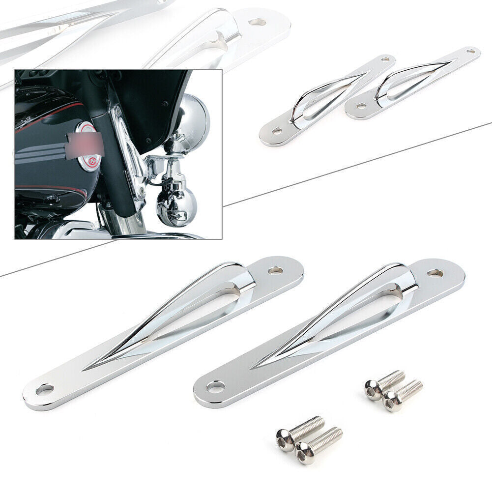 Custom Tie-Down Brackets Teardrop f¨¹r for Harley Touring Ultra Limited FLHTK Chrom