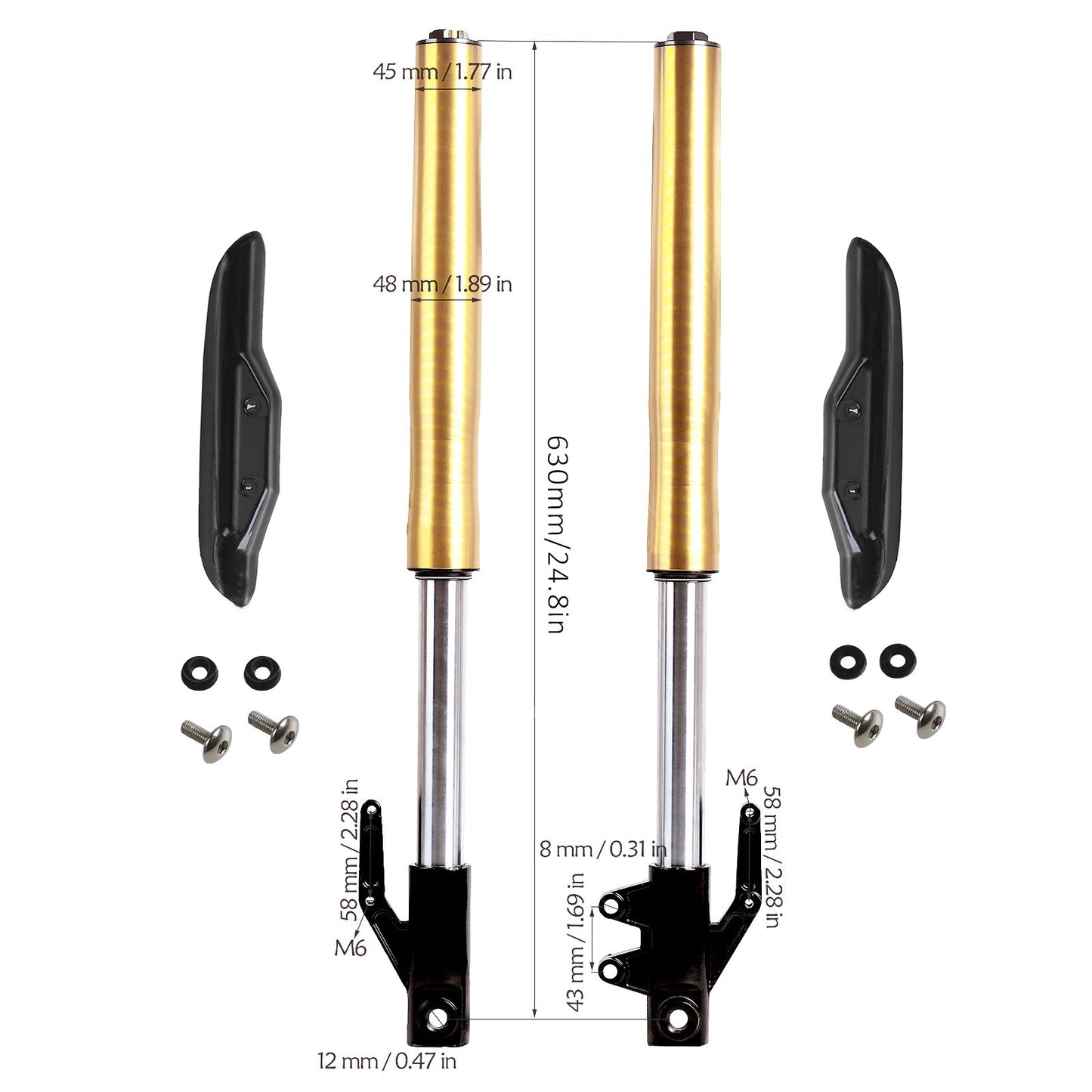 60/100-14 and 80/100-12 wheels + fork swingarm mountain bike SSR 125 XR70 CRF50
