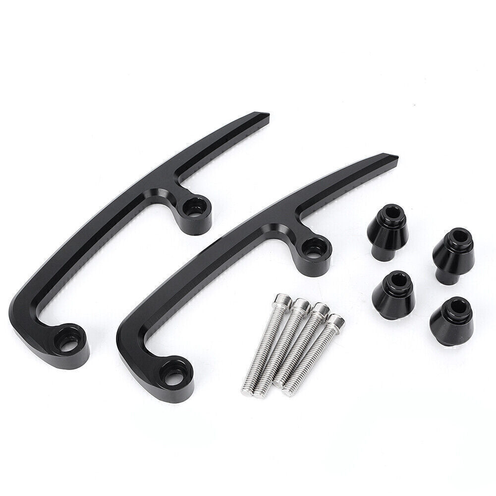 Passenger Rear for Seat Handle Grab Bar Aluminum Black for KAWASAKI Z650 2017-2018