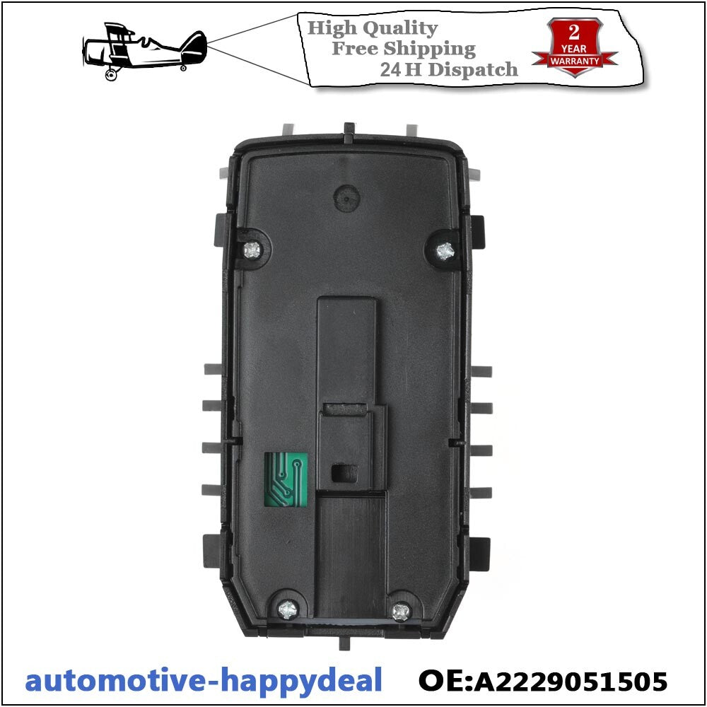 Rear Window Main Control Switch for Mercedes Benz S-Class W222 2014-2016