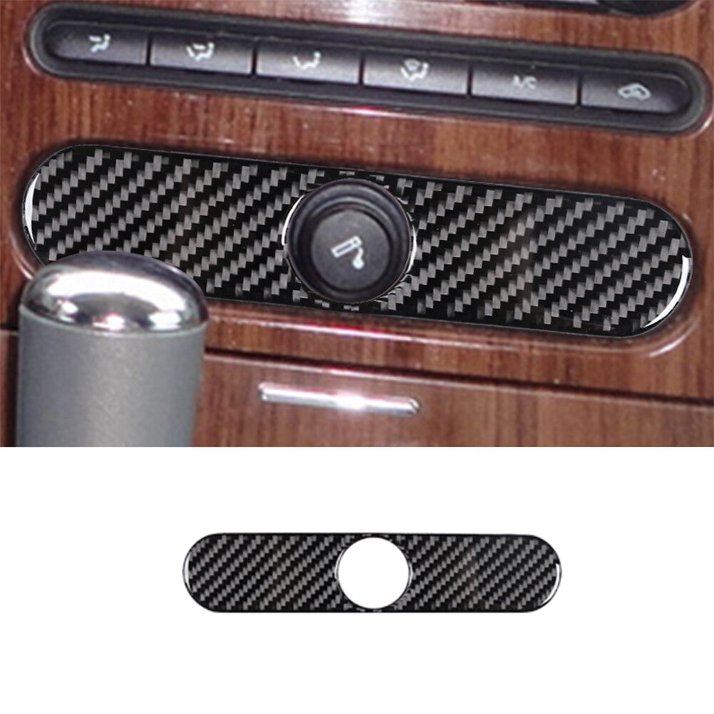 Carbon Fiber Interior Cigarette Lighter Cover Trim for Ford F-150 FX4 2004-2008