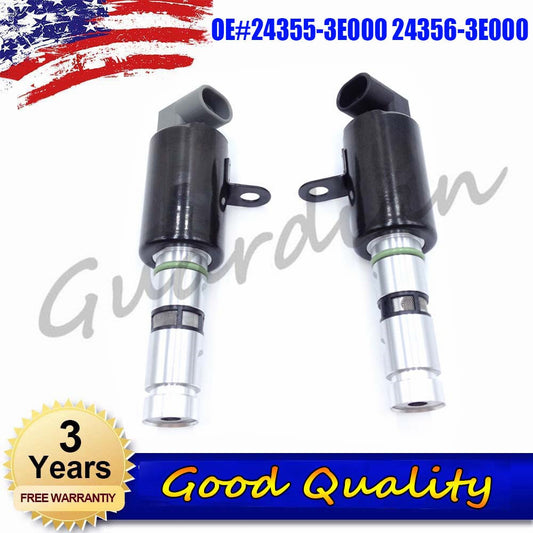 Variable valve timing solenoid valves 24355-3E000 and 24356-3E000 are suitable for Kia Rondo Optima