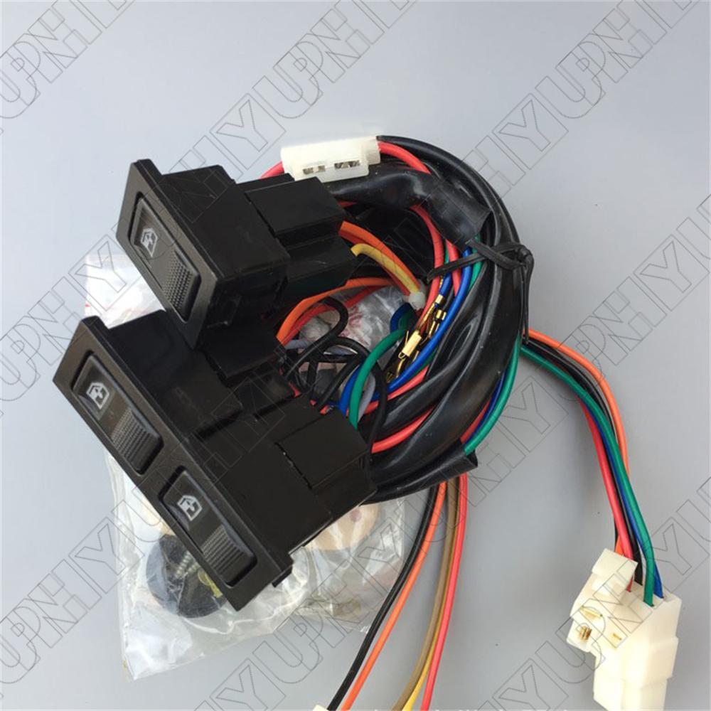 12V Universal 3 Remote Switch Kit Door Lock Power Window Fit For Front Two Doors