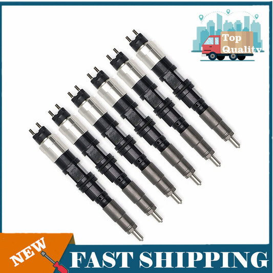 6-pack of new fuel injectors for 4.5L 4045, 6.8L 6068 310K 1010D 095000-6500