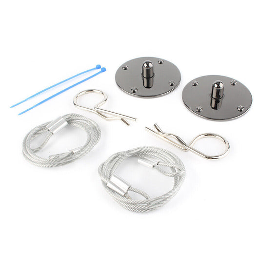 CNC Aluminum Racing Bonnet Hood Pin Lock Appearance Kit Universal