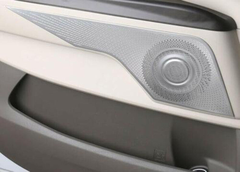for Kia Carnival 2022-2023 Silver Steel Car Inner Door Speaker Horn Frame Cover