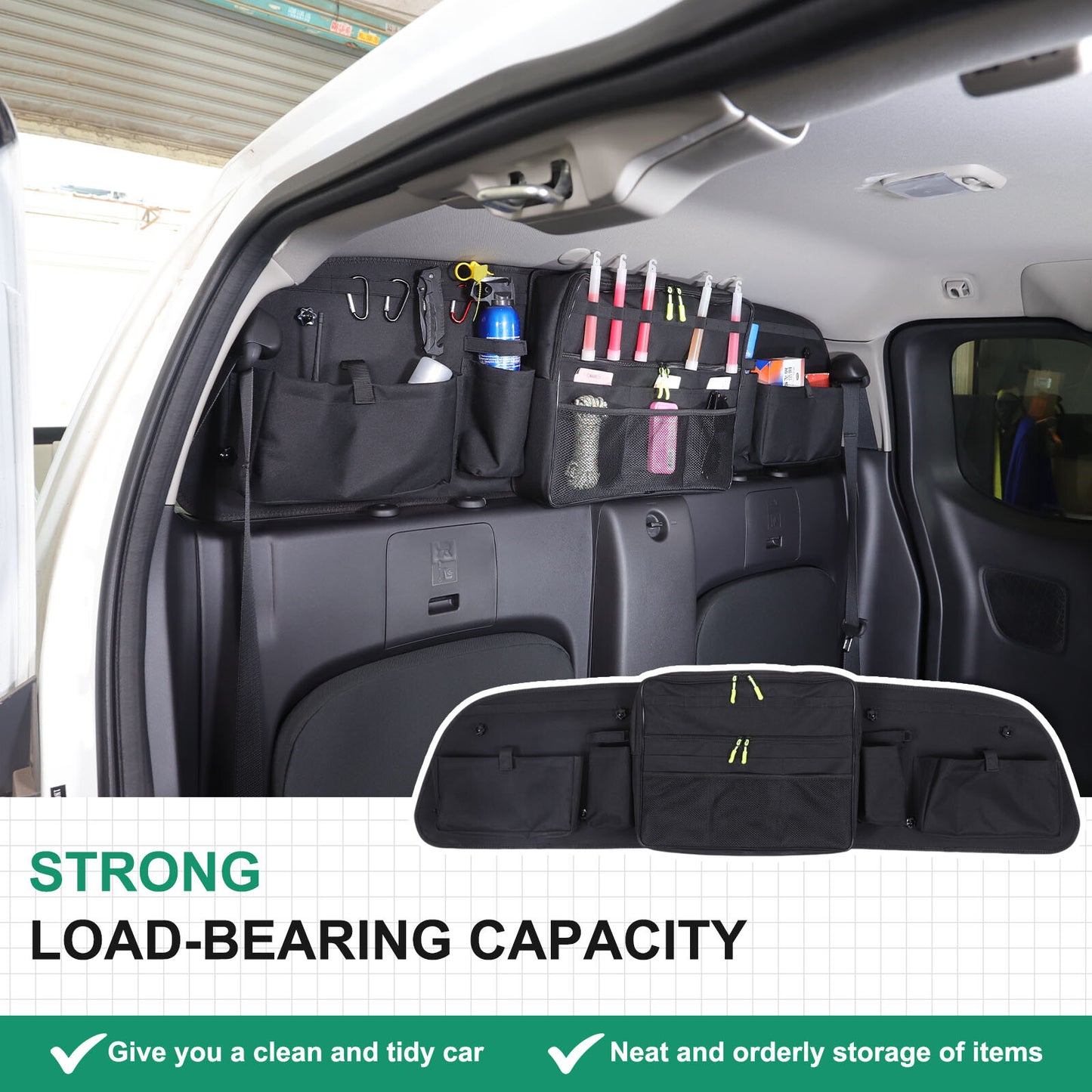 Strong cargo bag for the tailgate window and trunk, suitable for Nissan Frontier 22-23