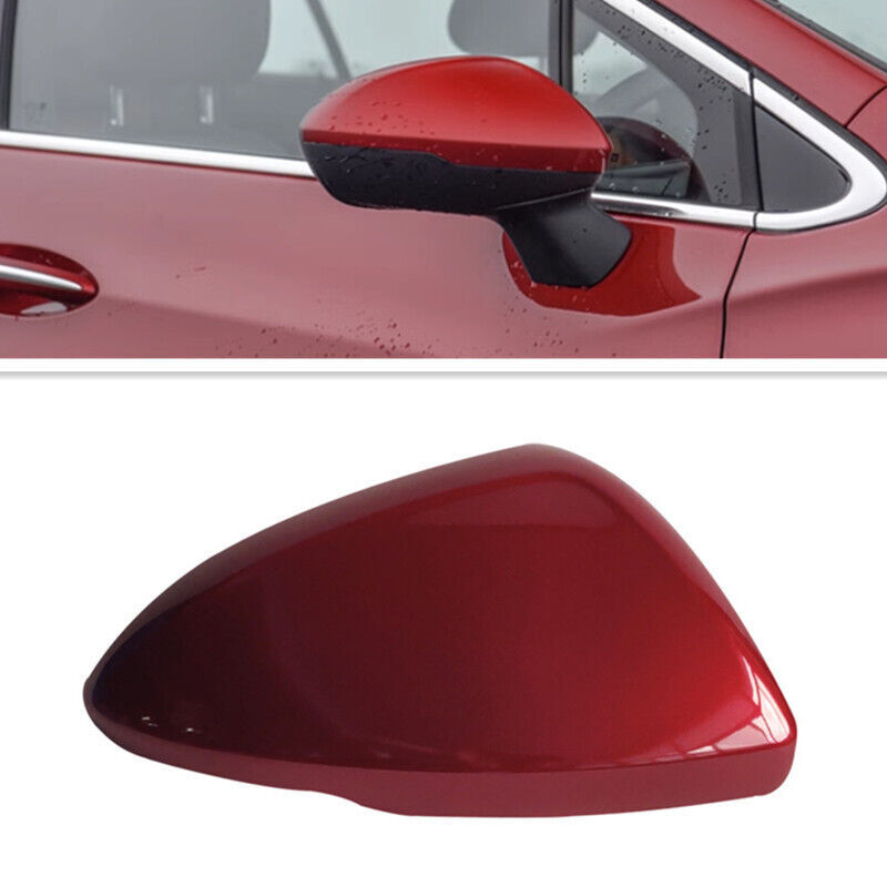 Red Right Rear View Side Mirror Cover Shell Cap for Chevrolet for Cruze 2017-2019