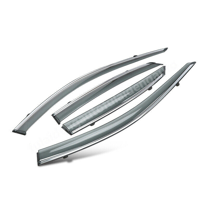 4P for Lincoln MKX 2016-2018 Window Visor Vent Rain Sun Guards Shield Deflectors
