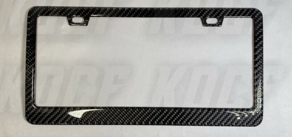 Car license plate frame cover cap back cover 100% carbon fiber, suitable for Alfa Romeo .
