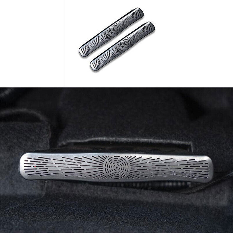for Honda CR-V 2023-2024 Silver Steel interior for Seat Lower Dust Cover trim Decor