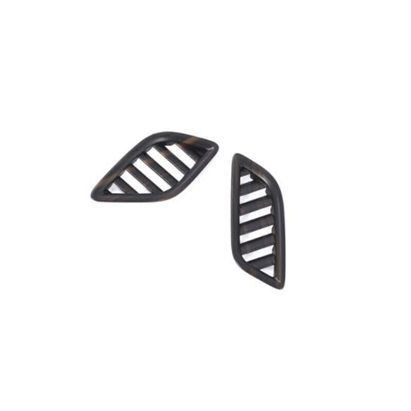 for Volkswagen ID.4 2021-2024 Wood Grain Dashboard Upper Air Outlet Vent Trim 2x