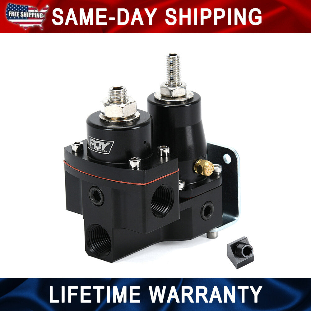 EFI to Carb Dual Stage Fuel Pressure Regulator All-in-one Carburetor 3/8 NPT