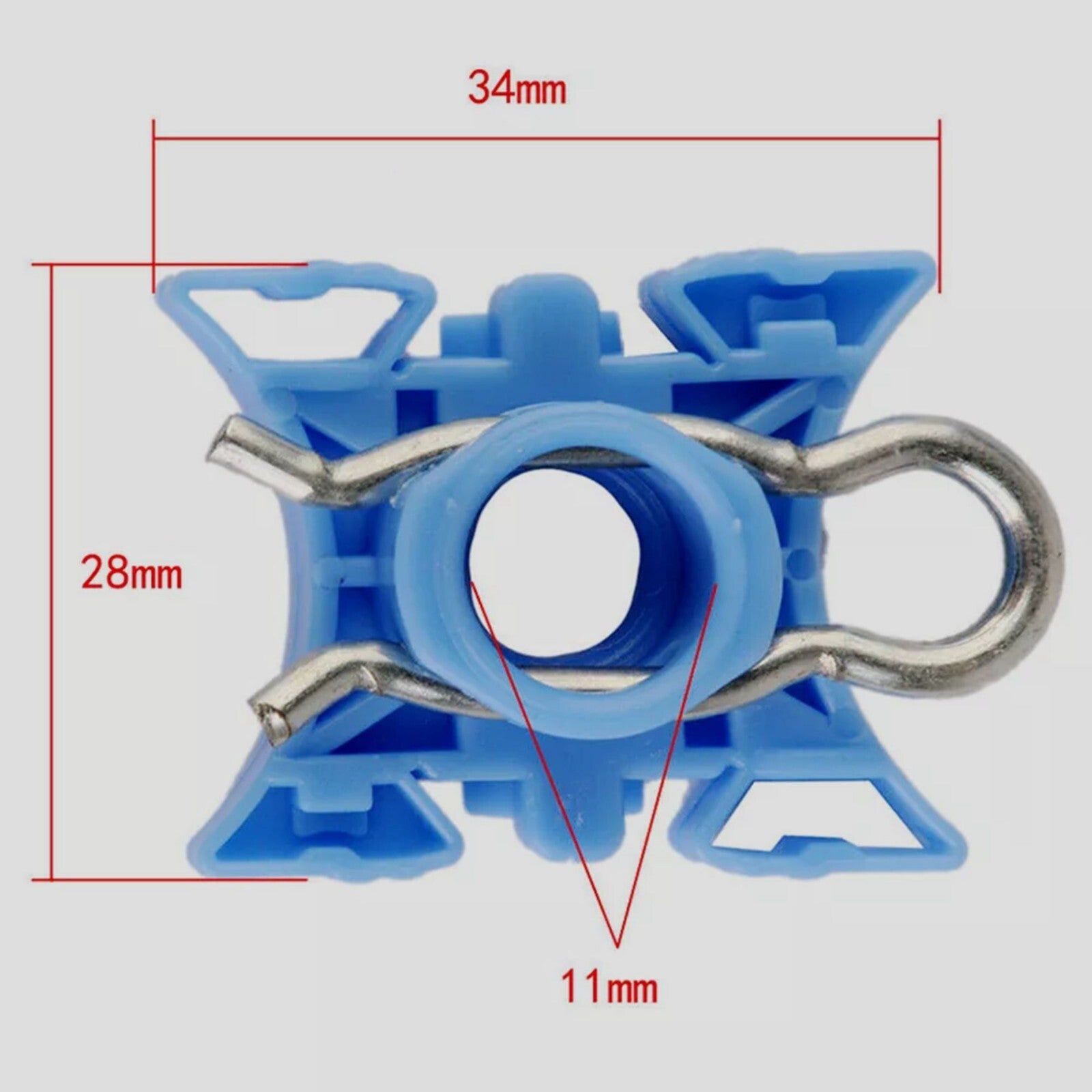 6pc Window Regulator Sliding Pivot Clips for BMW E32 E34 E36 E85 E92 51321938884