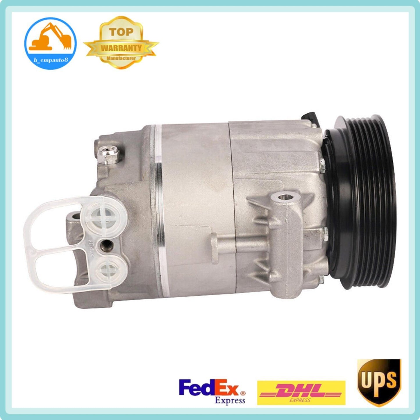 AC Compressor w/AD-9519N for Maserati Quattroporte 4.2L 4.7L 2011 2012