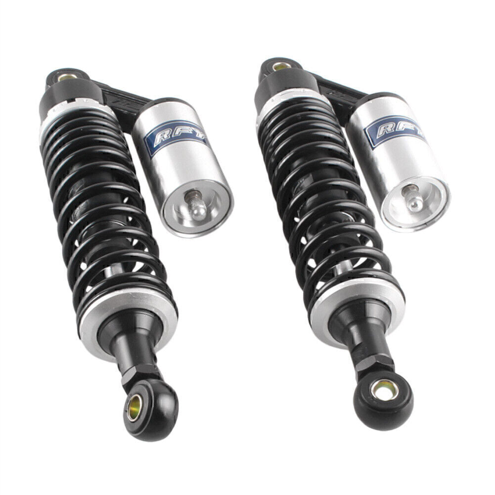 12.5/320mm Air Shock Absorbers Fit Scooters Moped Quad Karting Silver