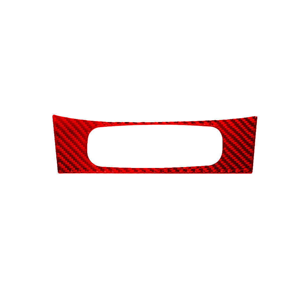 Red carbon fiber 12V button frame protector for modern for Veloster JS