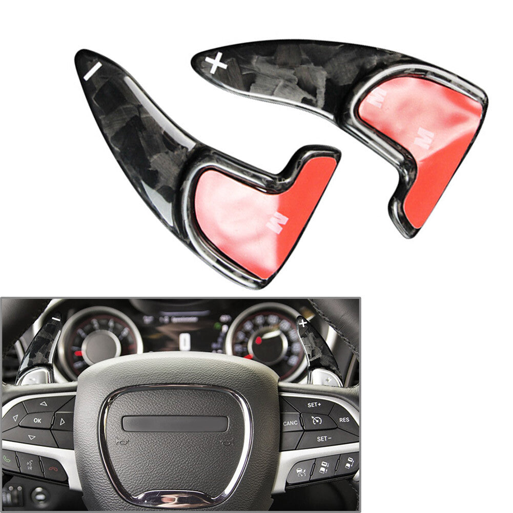 Lenkradschaltwippe f¨¹r for Dodge for Challenger Charger 2015¨C2021 Kohlefaser