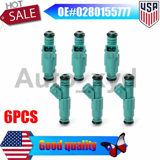 6PCS 0280155777 Fuel Injector for Holden Commodore VL Group A VG ute VS VT VTI