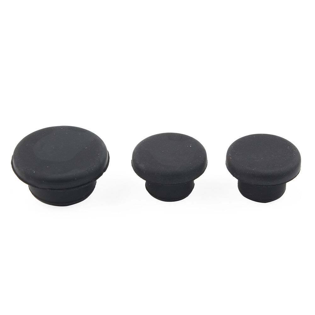 Tailgate Rubber Plug Dust Plugs Black 3 Pcs for Jeep for Wrangler JL 2018+