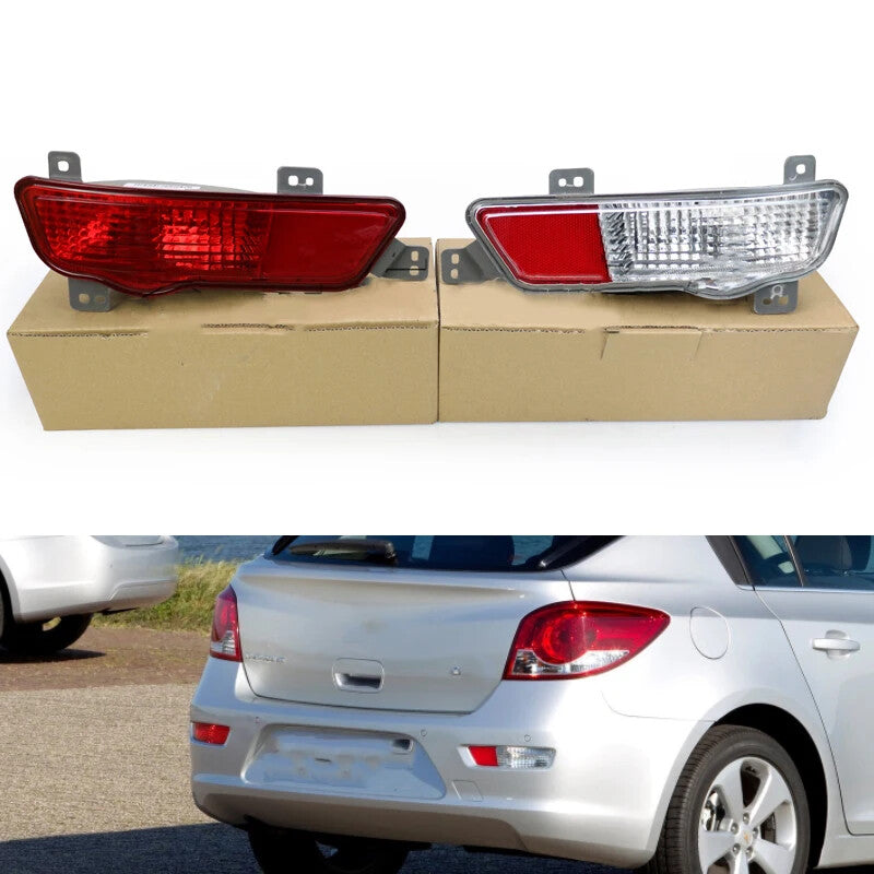 Pair For 2009-2016 for Chevrolet for Cruze Rear Bumper Fog Light Rear Fog Light