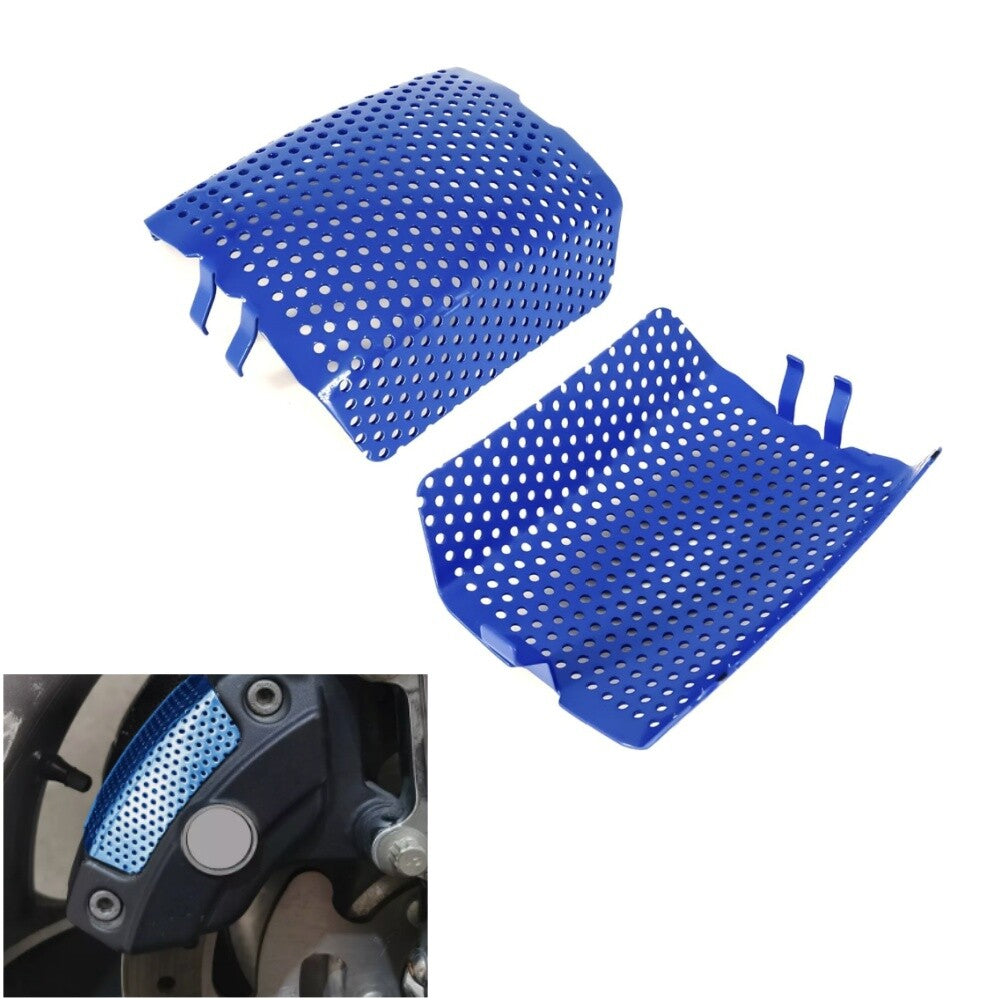 Front Brake Caliper Insert Set Cover Blue for Harley Touring Street Glide 08-23