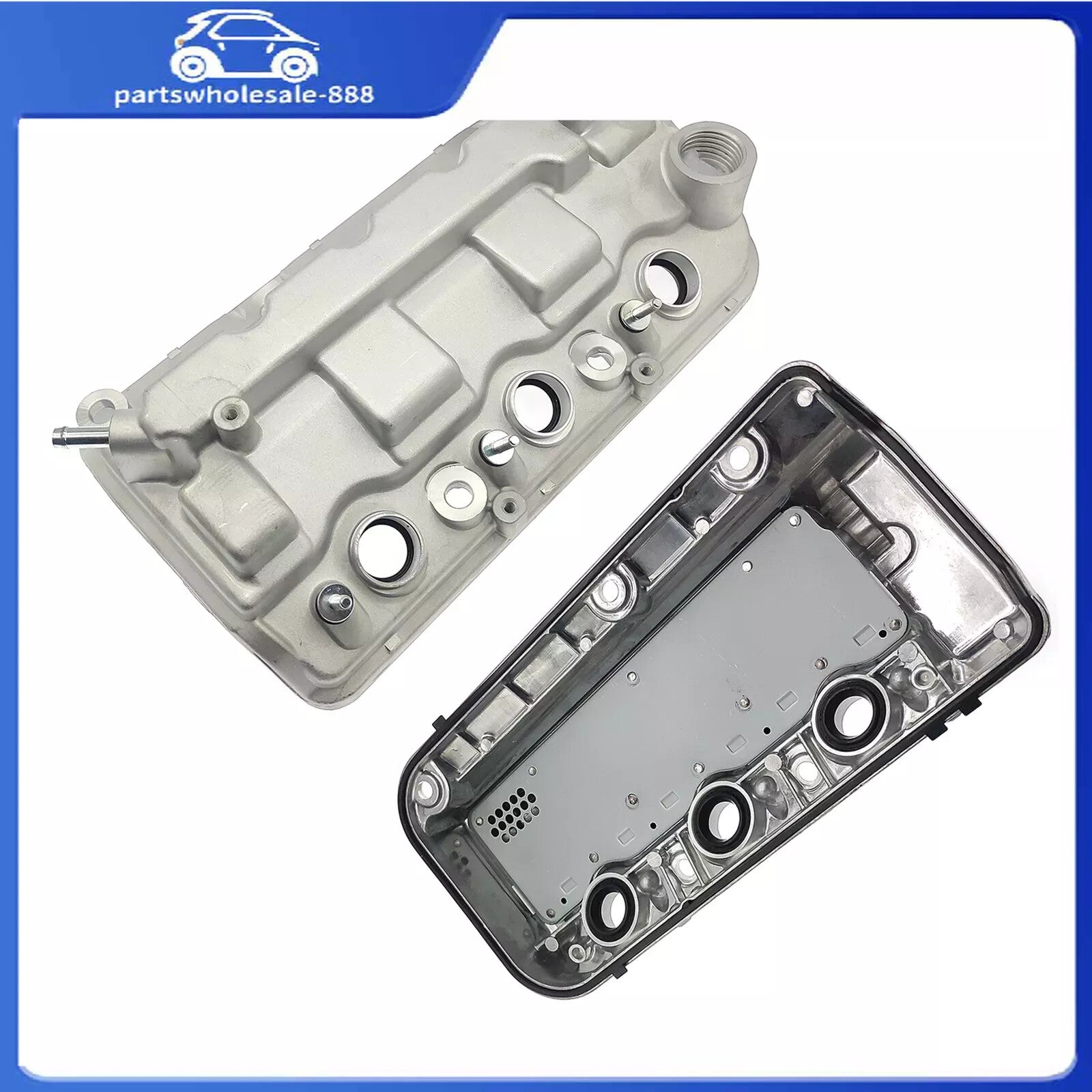 Front+Rear Engine Valve Covers For 2008-2012 for HONDA ACCORD (COUPE  SEDAN) 3.5L