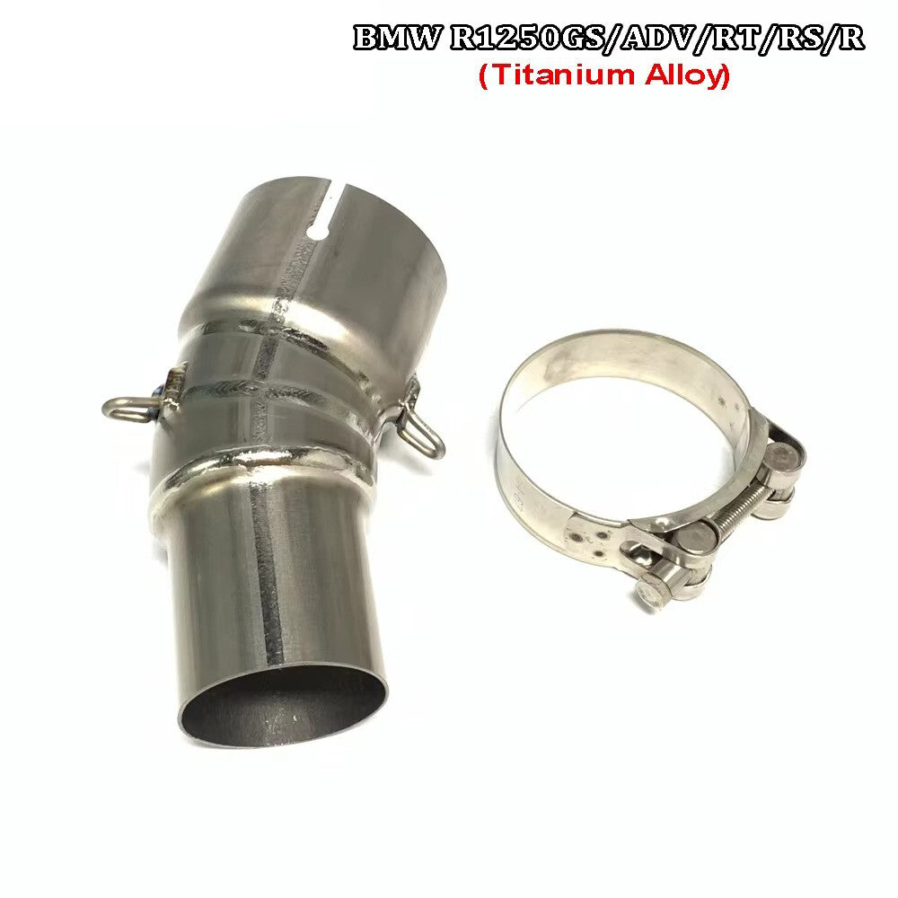 Titanium Moto Full for BMW R1250GS ADV RT RS R Exhaust Mid link pipe Elbow 2019+