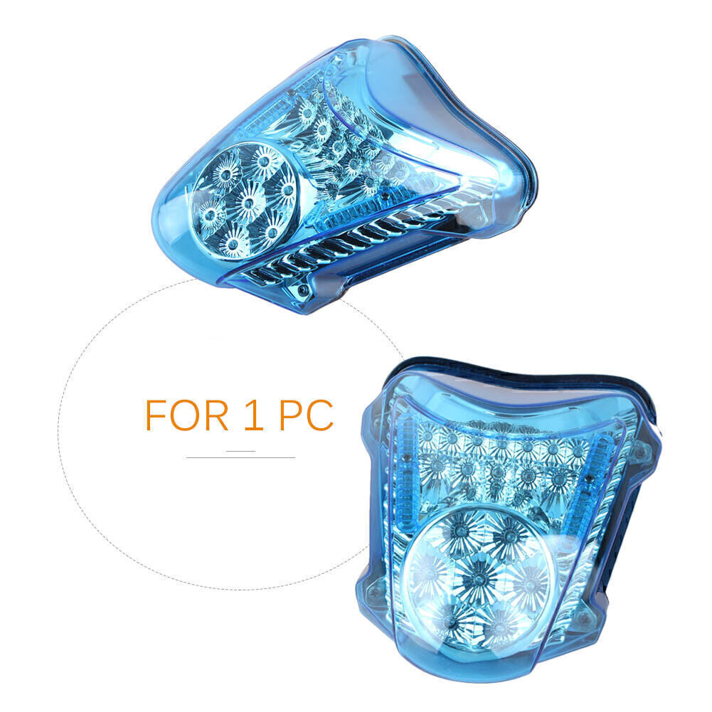 for Suzuki Hayabusa GSX1300R 08-2013 Blue LED Brake Rear Tail Light Turn Singal