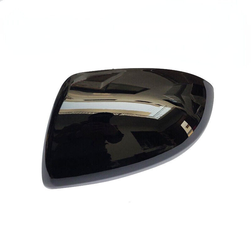 1 Pair Side Wing Door Mirror Cover Cap Casing Silver Fit for Mazda 2 Black