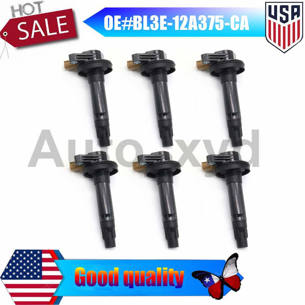 NEW 6 Pack IGNITION COIL for FORD EXPLORER F-150 FLEX TAURUS for LINCOLN MKT 3.5L V6