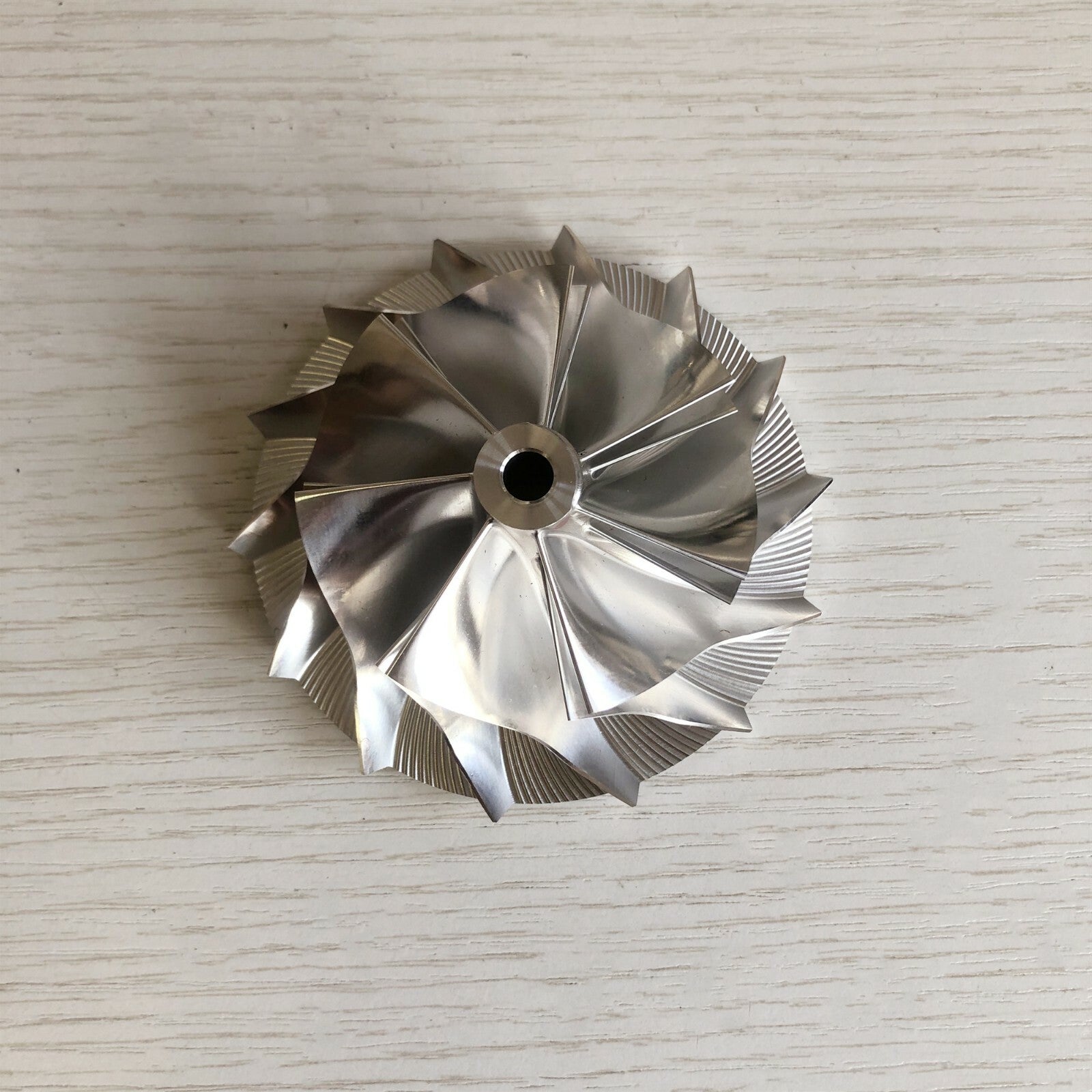 TD06 62.30/86.15 mm 7+7 Blade High-Performance Turbine Billet Compressor Wheel