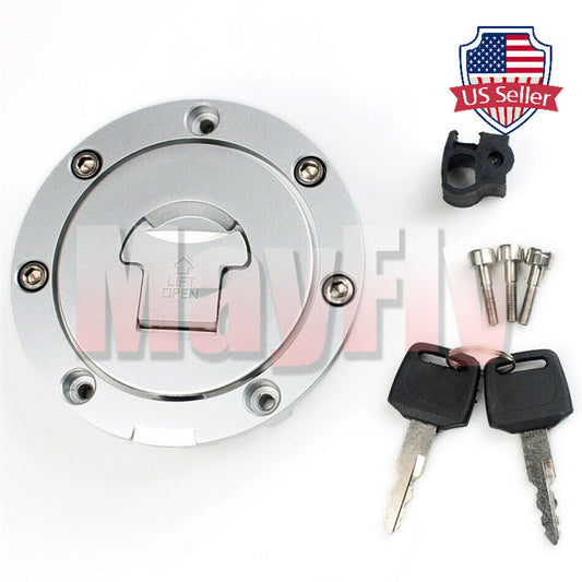 fit For CBR600RR/1100XX/900/929/954 CBR1000RR Fuel Gas Tank Cap Cover Lock w/Key