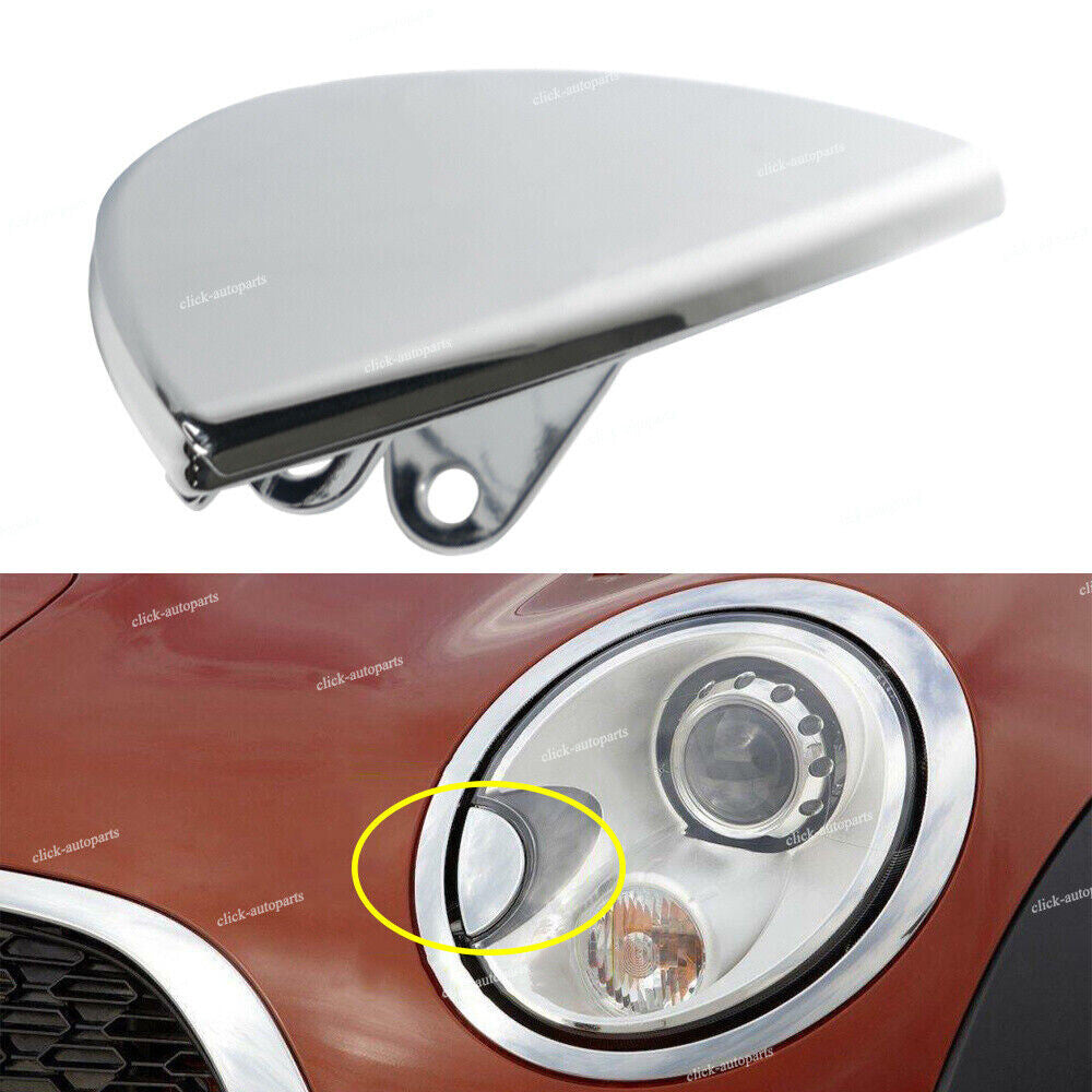 Left Headlight Washer Cover for Mini Cooper Hatchback Wagon Convertible Coupe