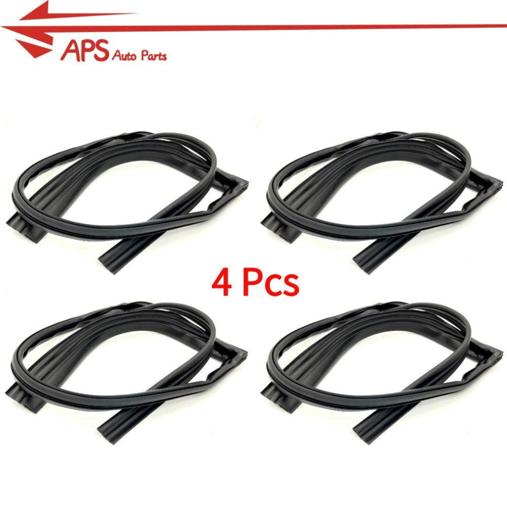 4-piece weather window seal for 2012-2015 for Honda CR-V door glass operating passageway