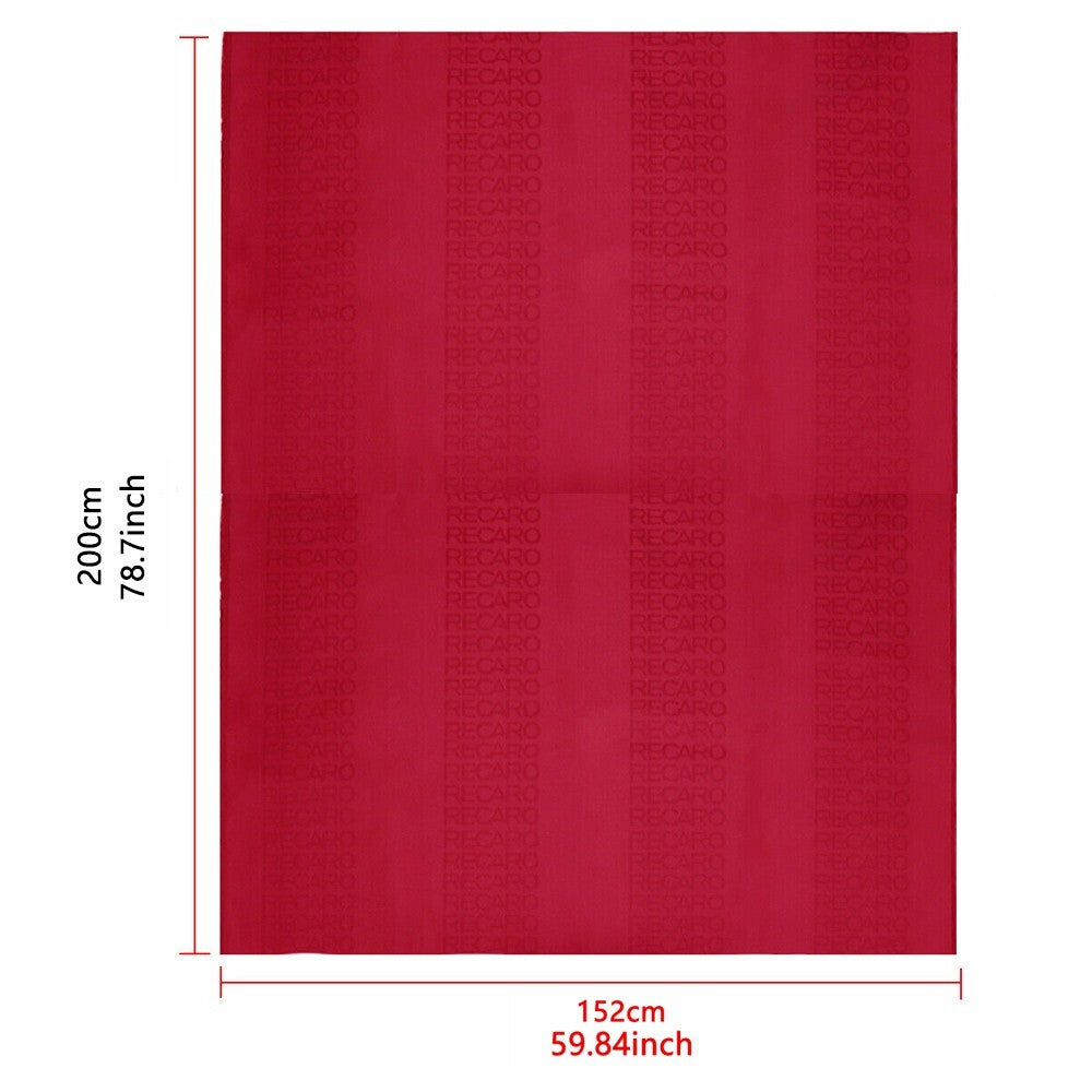 2M¡Á1.6M Red Recaro Fabric Cloth For Car for Seat Panel Armrest Decoration DIY