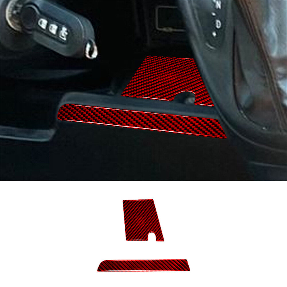 Red Carbon Fiber Right Of Steering Wheel Cover Trim for RAM Promaster 2014-2021
