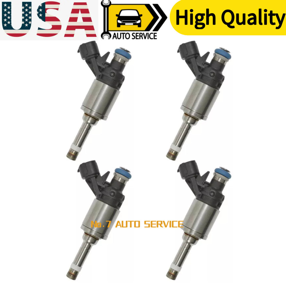 4PCS 16600-BV80A Fuel Injectors For 17-19 for Nissan Sentra 14-17 Juke 1.6L L4