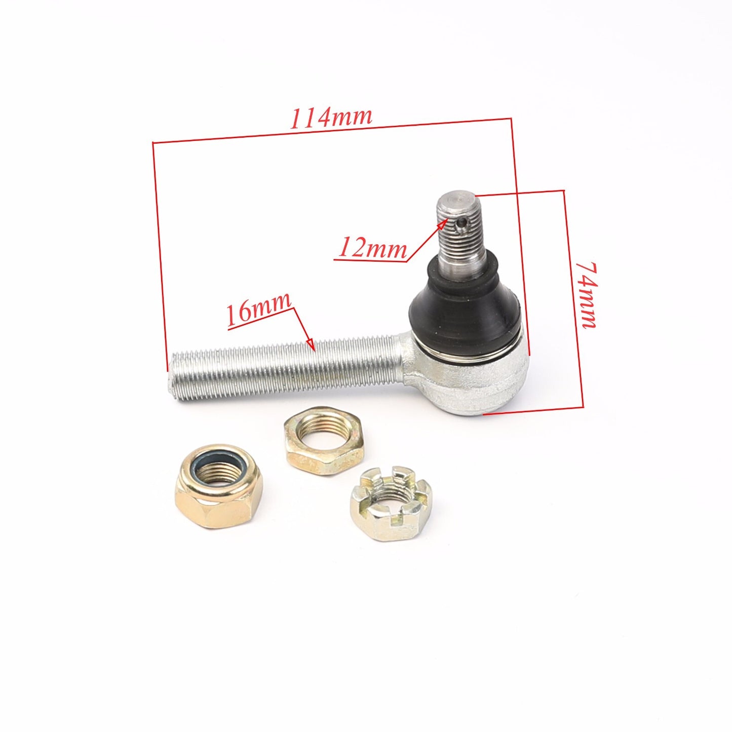 Front suspension upper/lower control arm kit, 3-lumen main shaft, wheels, go-kart, all-terrain vehicle