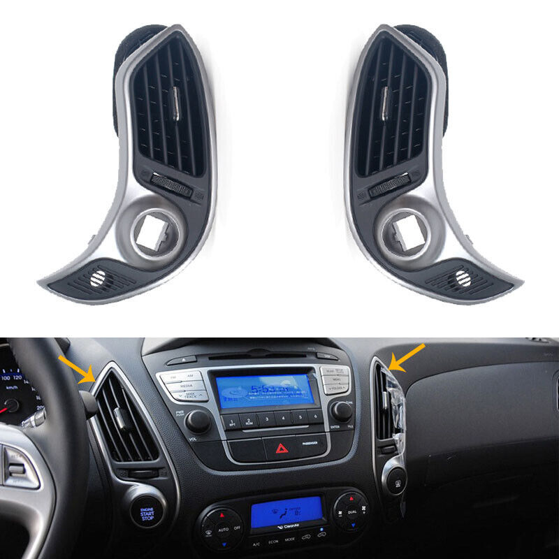 1Pair For 2010-2013 for Hyundai IX35 for Tucson Front Center Console A/C Air Vent Outlet