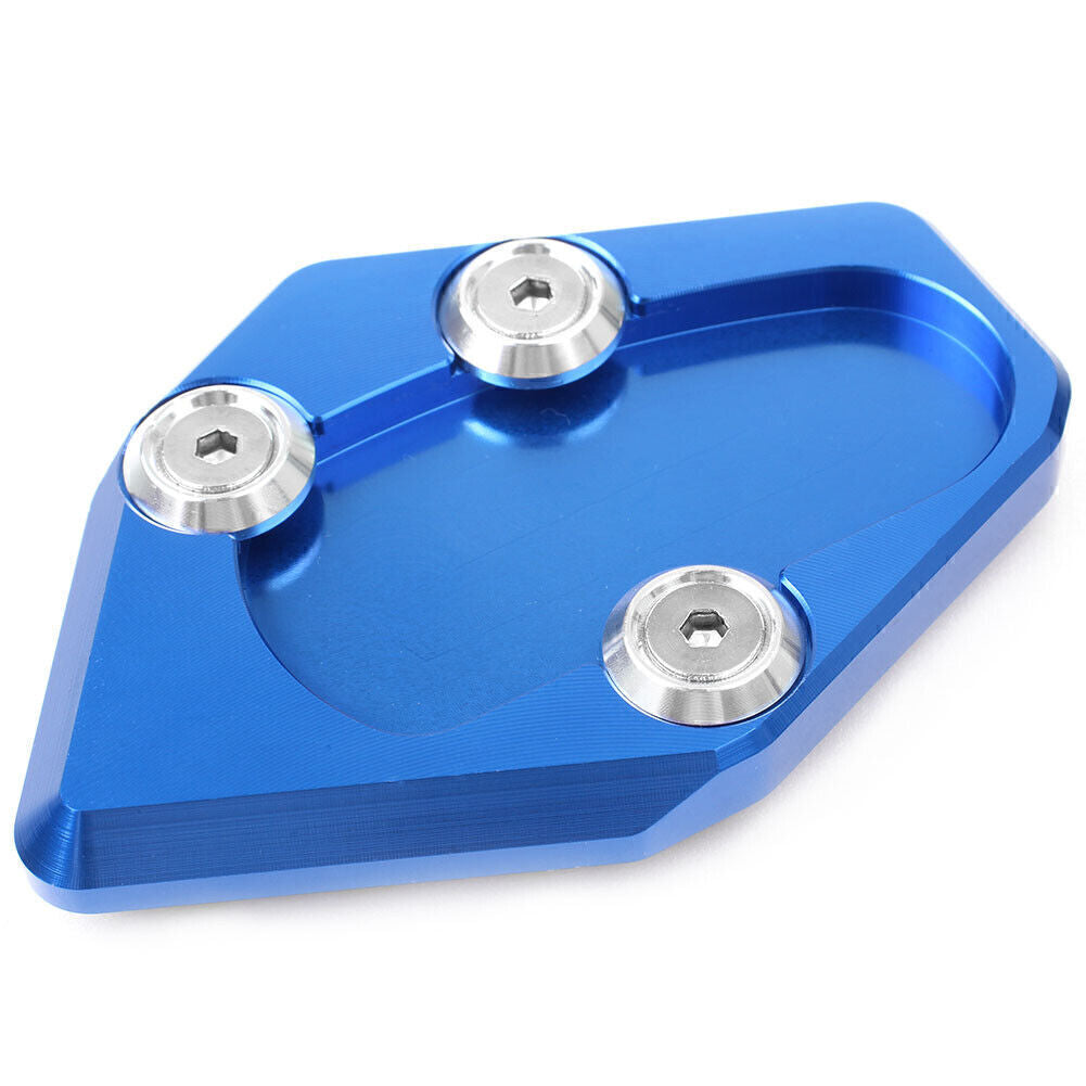 for Yamaha T-MAX 530 2015-2016 BLUE Kickstand Side Stand Enlarger Plate Pad
