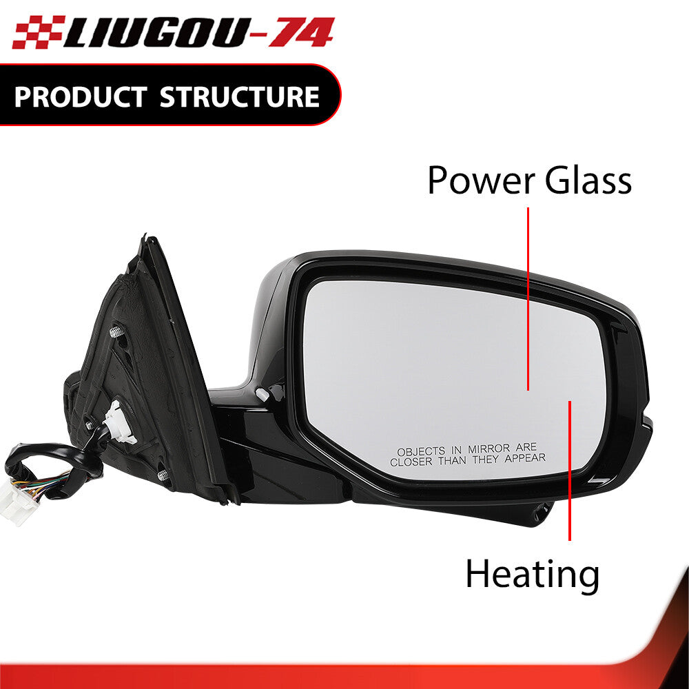 Mirror-mounted heated turn signal suitable for Accord sedan lane assist camera on the right side