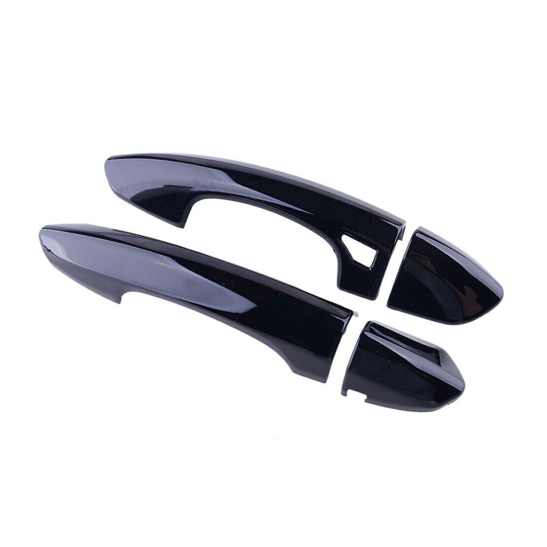 For 2015 2016-2022 for Ford for Mustang Gloss Black 2PCS Door Handle Covers Overlay ABS