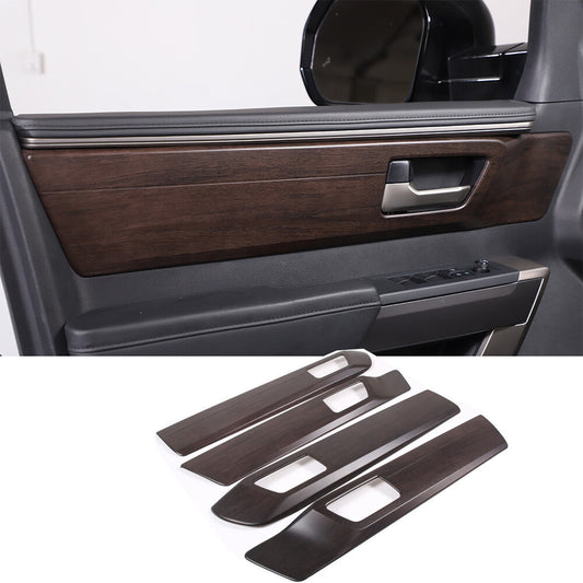 Carbon fiber ABS interior door handle trim cover for Toyota Tundra Sequoia 20+